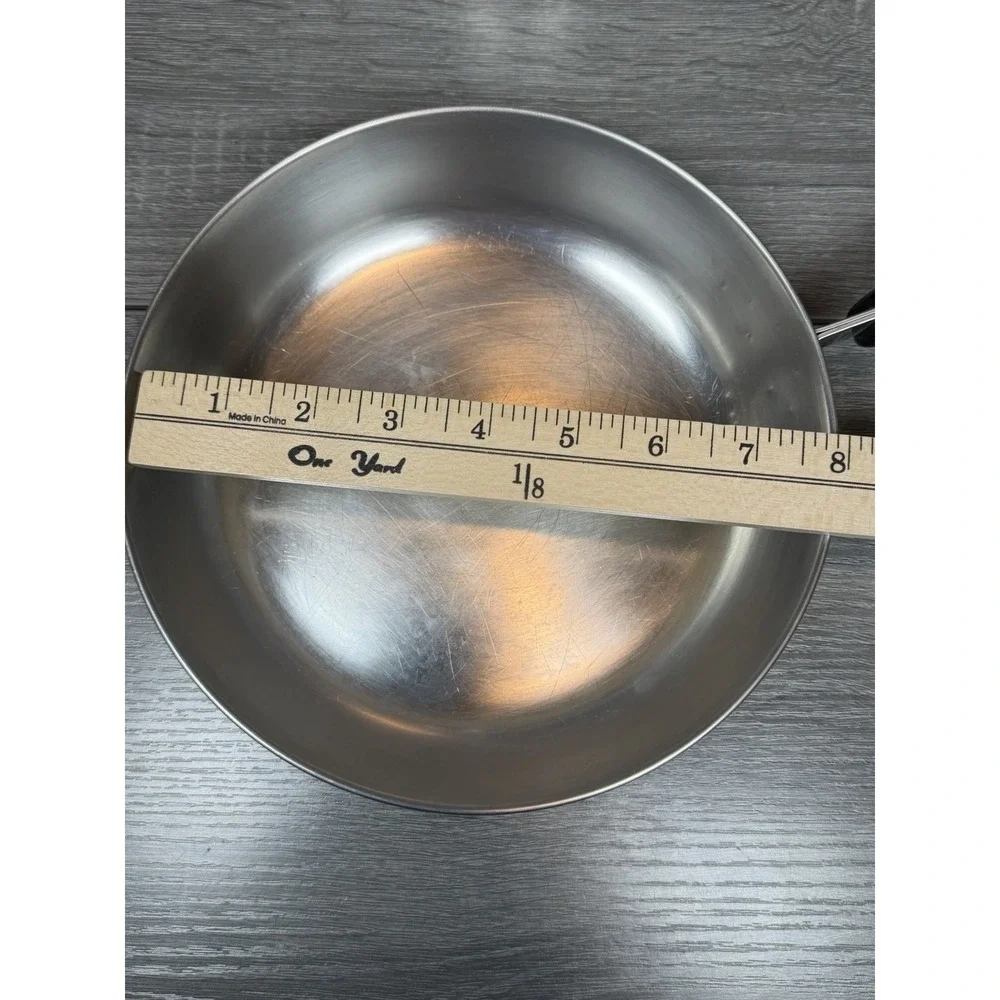 Vintage Revere Ware Copper Clad 3 Pc Cookware Set 8